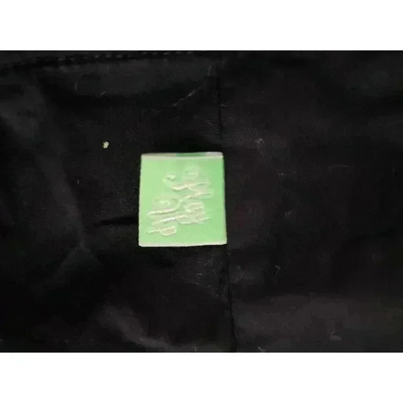 Nike Black White Green Zip Up Play Up Track Jacket Womens Large - Picture 8 of 9